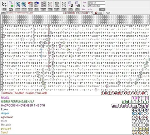 Torah Code matrix: Alien Invasion 5th