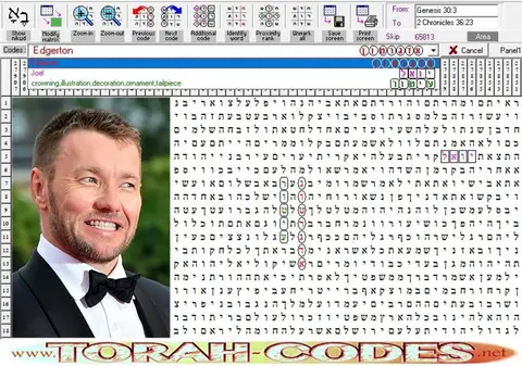 Torah Code matrix: Joel Edgerton