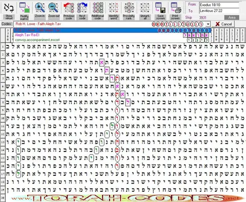 Torah Code matrix: Rob Lowe