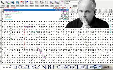 Torah Code matrix: Rush Limbaugh