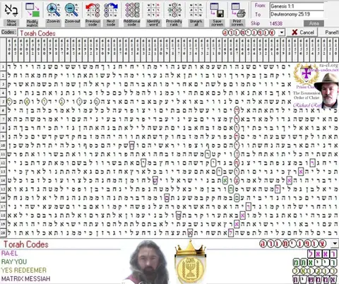 Torah Code matrix: Torah Codes