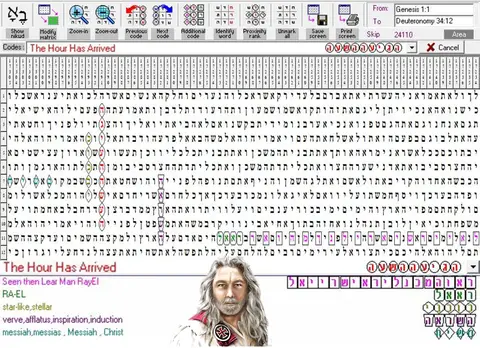 Torah Code matrix: The Hour Has Arrived