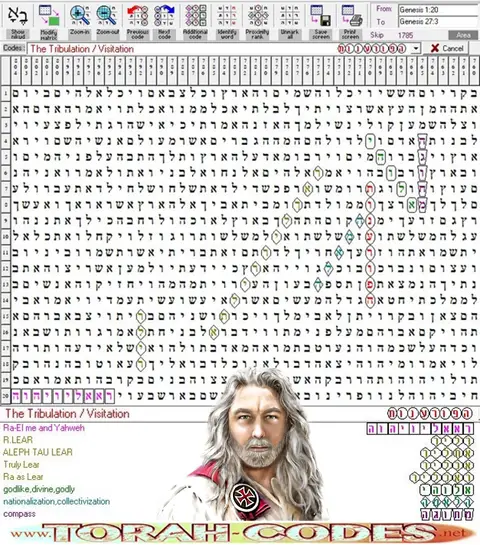 Torah Code matrix: The Tribulation Visitation
