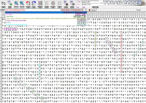 Torah Code matrix: He Is the Mahdi by MHarr