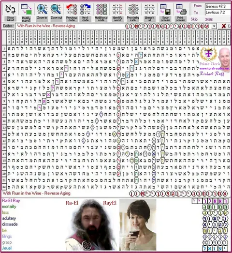 Torah Code matrix: Reverse Aging