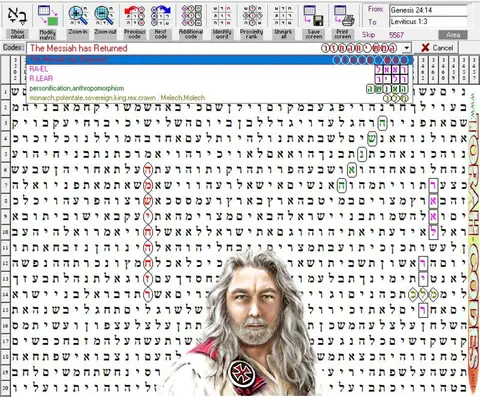 Torah Code matrix: Christ Has Returned