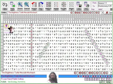 Torah Code matrix: Light Messiah