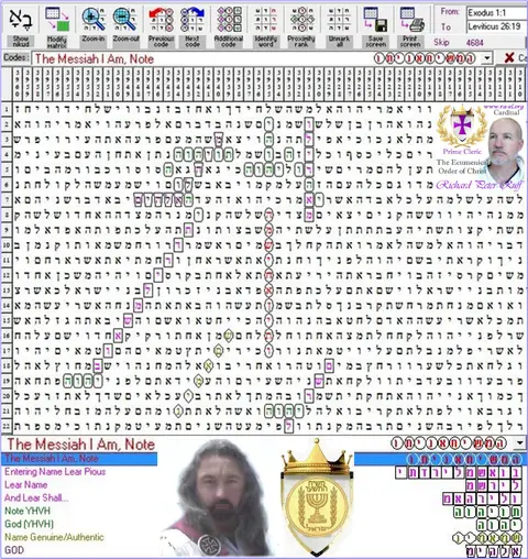Torah Code matrix: The Messiah I Am