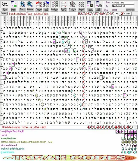 Torah Code matrix: The Messianic Time