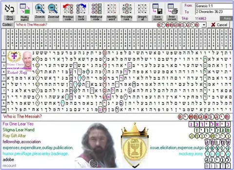 Torah Code matrix: Who Is the Messiah