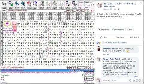 Torah Code matrix: Chaos Necromancy