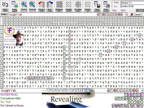 Torah Code matrix: Insight Yah