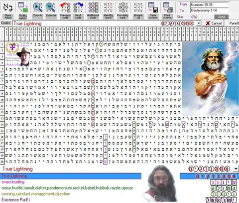 Torah Code matrix: True Lighning 2